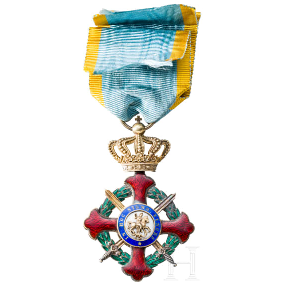 Orden St. Georgs der Wiedervereinigung - Kreuz mit Krone