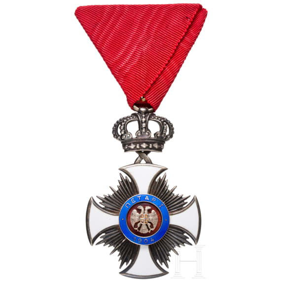 Serbischer Orden des Sterns von Karageorge, Ritterkreuz, zwischen 1905-1915