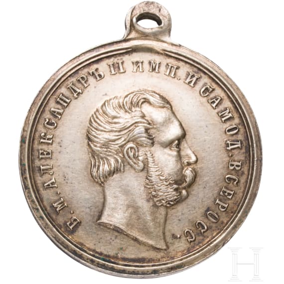 Medaille f&uuml;r Tapferkeit, Russland um 1870-1880