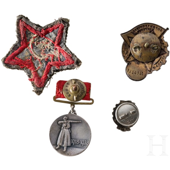 Kleine Sammlung Auszeichnungen, Sowjetunion, ab 1938