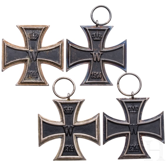 Sammlung Eiserne Kreuze 1. und 2. Klasse 1914