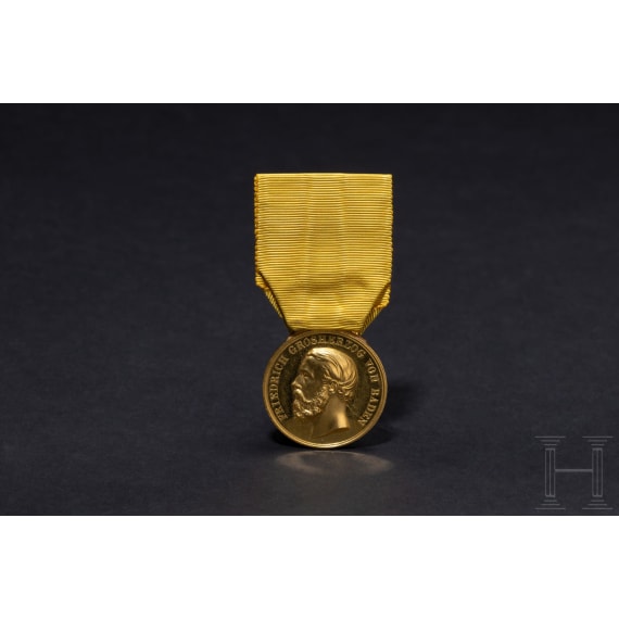 Goldene Zivilverdienstmedaille Gro&szlig;herzog Friedrichs I.