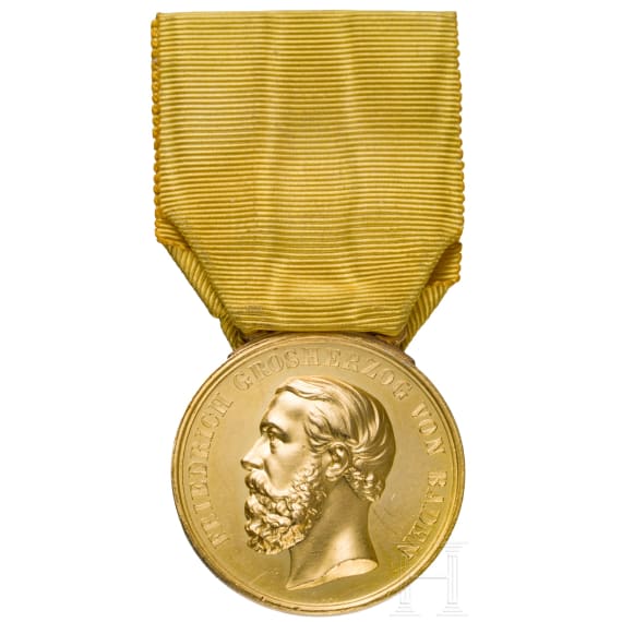 Goldene Zivilverdienstmedaille Gro&szlig;herzog Friedrichs I.
