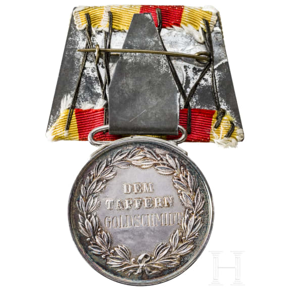 Silberne Verdienstmedaille des Milit&auml;r-Karl-Friedrich-Verdienstordens