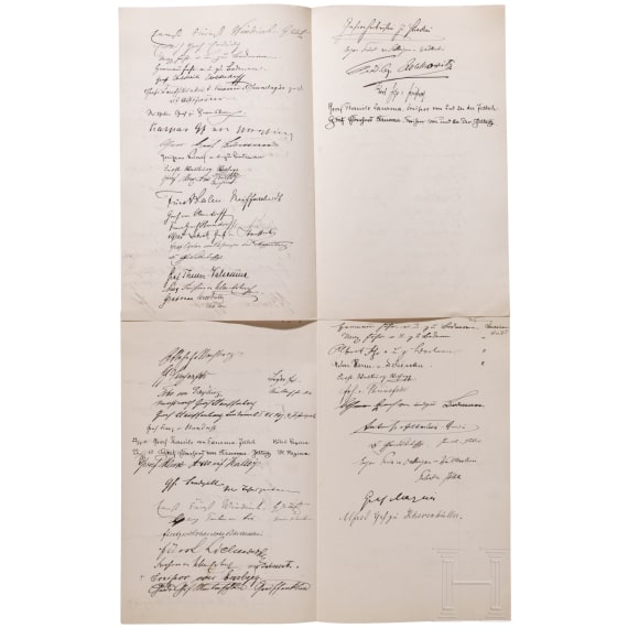 Prinz Alfons von Bayern - umfangreicher Dokumentennachlass zum Hausritterorden vom Heiligen Georg
