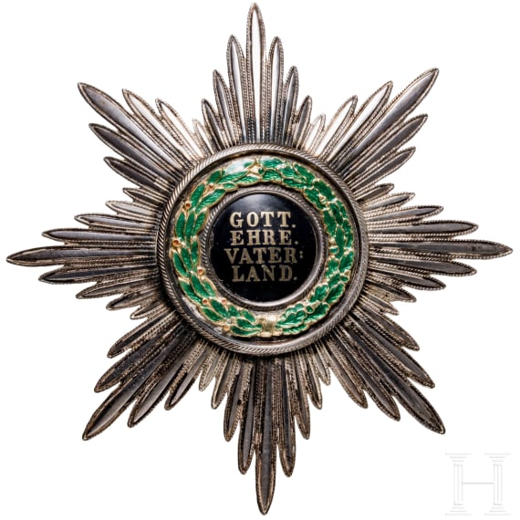 Gro&szlig;herzogtum Hessen - Bruststern zum Gro&szlig;kreuz des Ludwigsordens