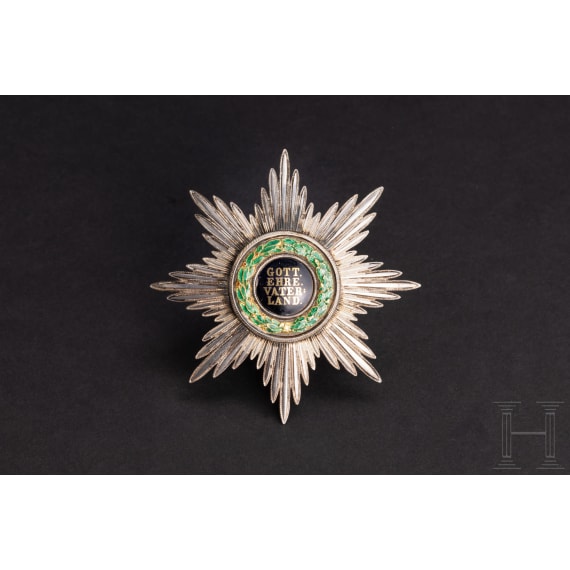 Gro&szlig;herzogtum Hessen - Bruststern zum Gro&szlig;kreuz des Ludwigsordens