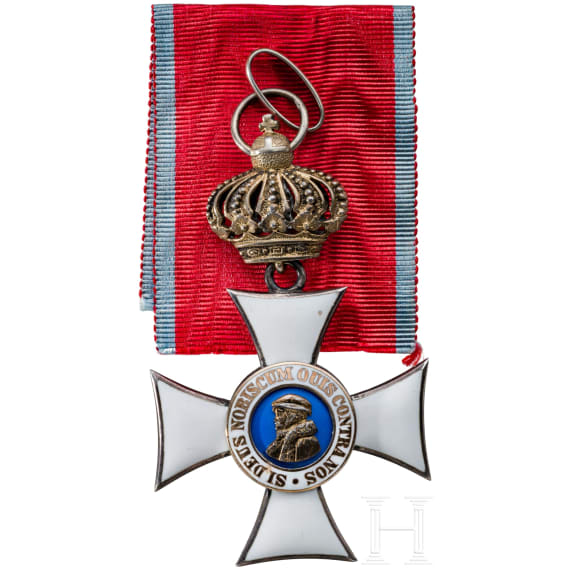 Gro&szlig;herzogtum Hessen - Verdienstordens Philipps des Gro&szlig;m&uuml;tigen, Ritterkreuz 2. Klasse mit Krone