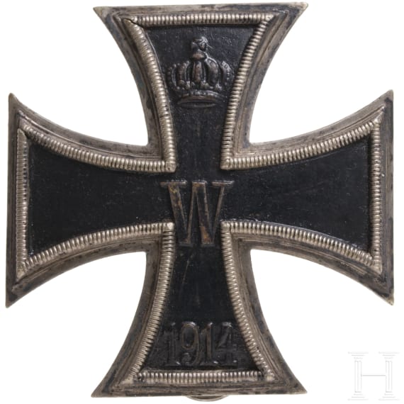 Eisernes Kreuz 1. Klasse 1914 mit Schraubbefestigung von Dillenius, Pforzheim