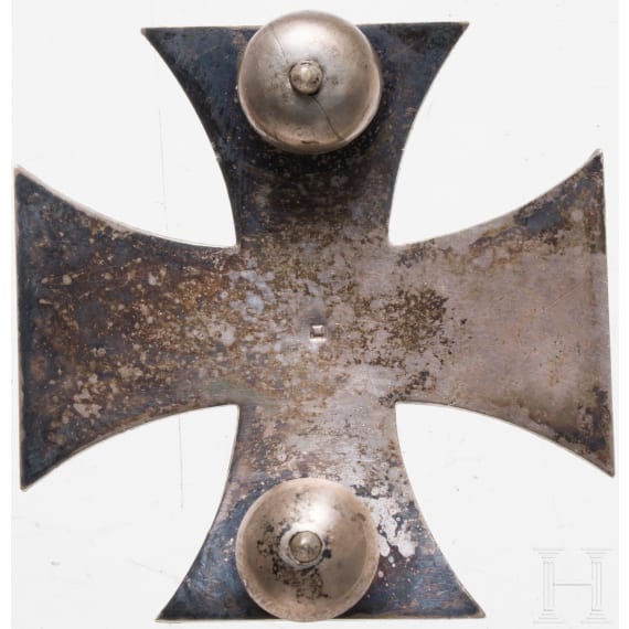 Eisernes Kreuz 1. Klasse 1914 mit Schraubbefestigung von Dillenius, Pforzheim