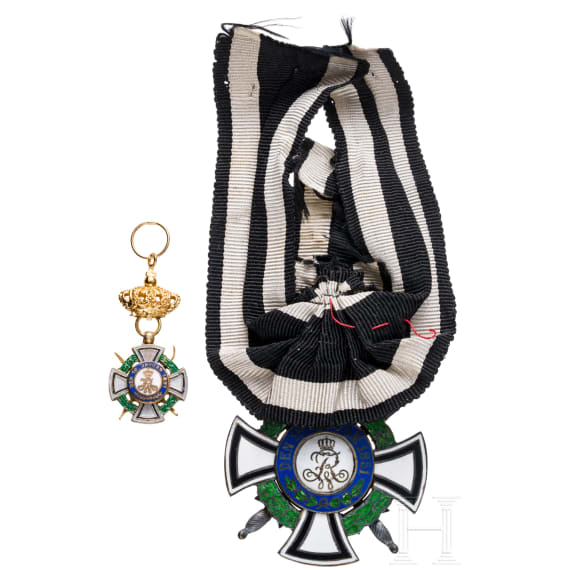 K&ouml;niglicher Hausorden von Hohenzollern - Kreuz der Ritter mit Schwertern