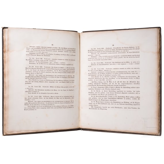 "Das Buch vom Rothen Adler-Orden", 1868, und "Denkm&uuml;nzen zur Geschichte des K&ouml;nigs von Preussen Friedrich Wilhelm III." 1834