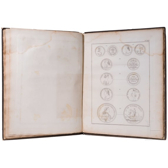 "Das Buch vom Rothen Adler-Orden", 1868, und "Denkm&uuml;nzen zur Geschichte des K&ouml;nigs von Preussen Friedrich Wilhelm III." 1834