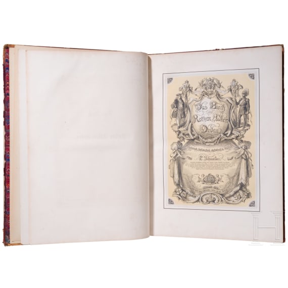 "Das Buch vom Rothen Adler-Orden", 1868, und "Denkm&uuml;nzen zur Geschichte des K&ouml;nigs von Preussen Friedrich Wilhelm III." 1834