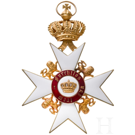 Orden der W&uuml;rttembergischen Krone - Gro&szlig;kreuz, um 1900