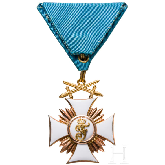 Friedrichsorden - Ritterkreuz 1. Klasse mit Schwertern
