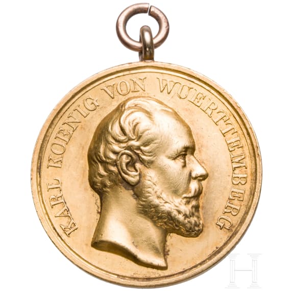 Goldene Zivilverdienstmedaille K&ouml;nig Karls
