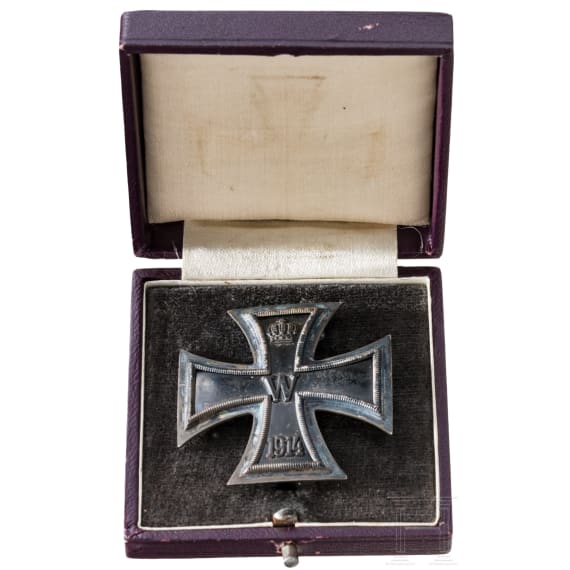 Eisernes Kreuz 1914 1. Klasse mit Schiebeverschluss, K&ouml;nigliche M&uuml;nze Stuttgart