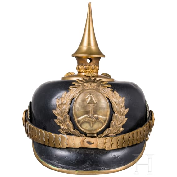 Helm f&uuml;r Offiziere, deutsche Fertigung, um 1900