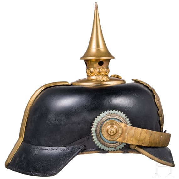 Helm f&uuml;r Offiziere, deutsche Fertigung, um 1900