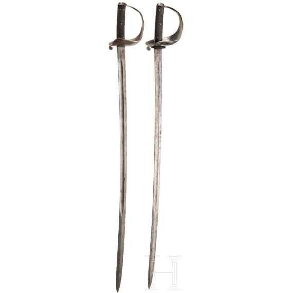Zwei S&auml;bel M 1880 f&uuml;r Mannschaften der Kavallerie