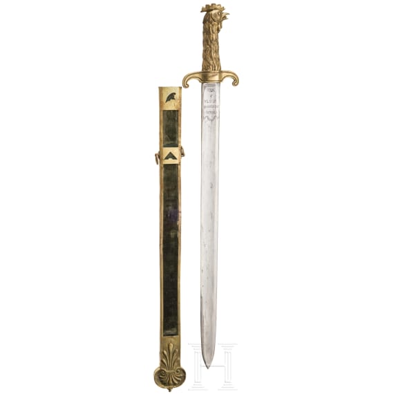 Glaive der Garde der konstitutionellen Monarchie, um 1792