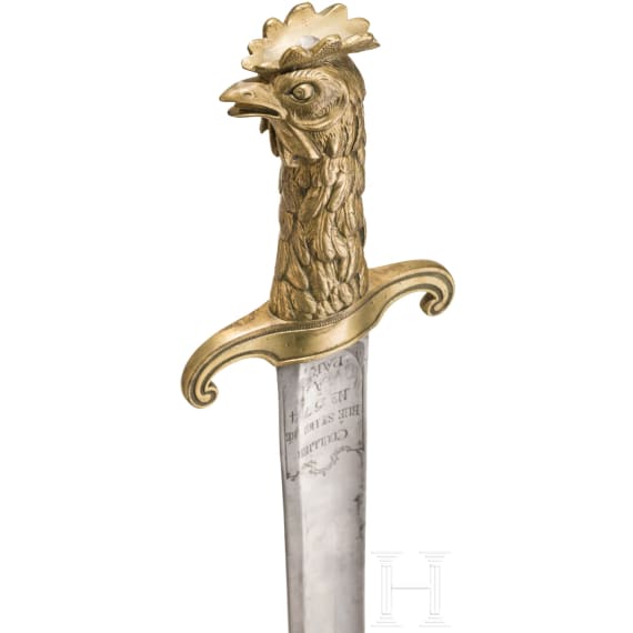 Glaive der Garde der konstitutionellen Monarchie, um 1792