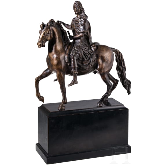 K&ouml;nig Ludwig XIV. von Frankreich - gro&szlig;e Reiterfigur, Historismus