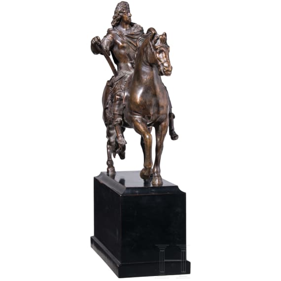 K&ouml;nig Ludwig XIV. von Frankreich - gro&szlig;e Reiterfigur, Historismus