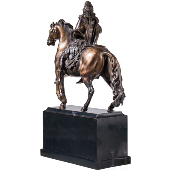 K&ouml;nig Ludwig XIV. von Frankreich - gro&szlig;e Reiterfigur, Historismus