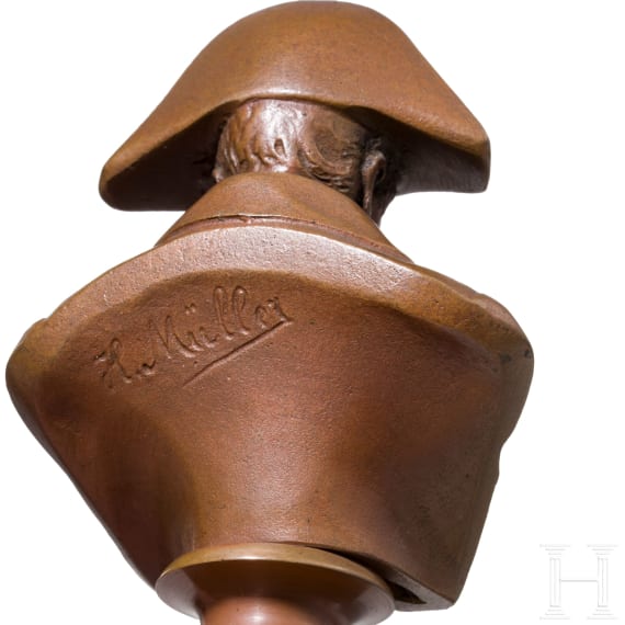 Kaiser Napoleon I. - zwei kleine Bronzefiguren, 19./fr&uuml;hes 20. Jhdt.