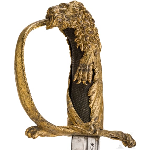 Prunkvoller S&auml;bel f&uuml;r Offiziere unter der Bourbonenherrschaft, um 1820