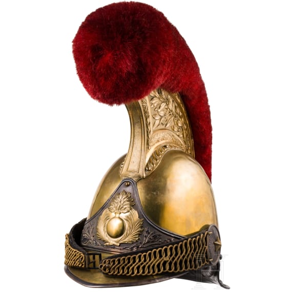 Helm M 1856 und K&uuml;rass M 1855 f&uuml;r Offiziere der Carabiniers de la Garde imp&eacute;riale