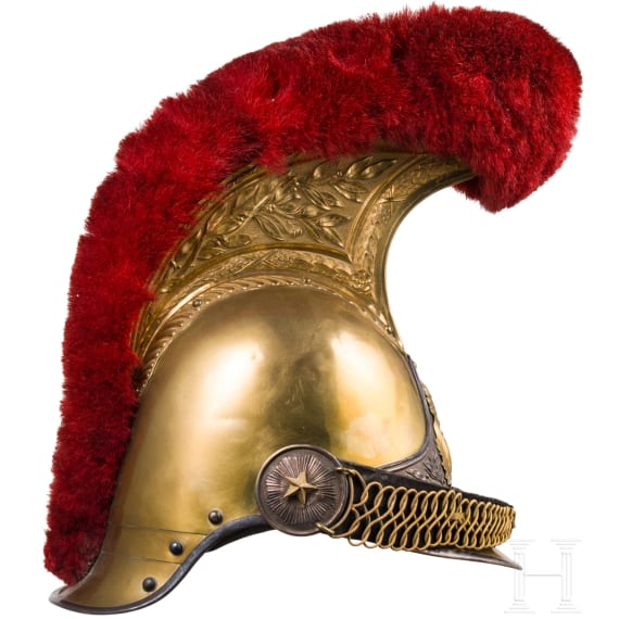 Helm M 1856 und K&uuml;rass M 1855 f&uuml;r Offiziere der Carabiniers de la Garde imp&eacute;riale