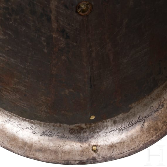 Helm M 1856 und K&uuml;rass M 1855 f&uuml;r Offiziere der Carabiniers de la Garde imp&eacute;riale