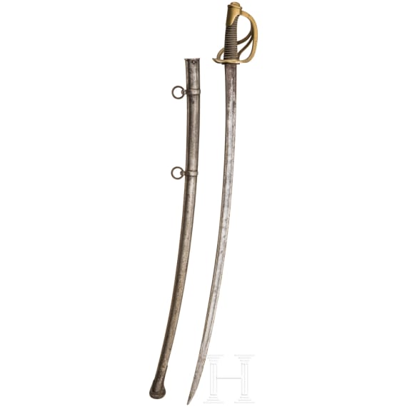 Fr&uuml;her S&auml;bel M 1822 f&uuml;r Mannschaften der Kavallerie mit Widmung
