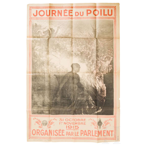 Propaganda-Plakat "Journ&eacute;e du Poilu", 1. Weltkrieg