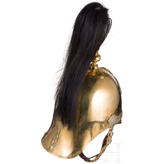 Helm M 1871 f&uuml;r Offiziere der 2nd Dragoon Guards (Queen's Bays), um 1910