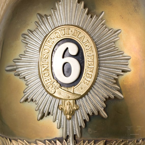 Helm M 1871 f&uuml;r Angeh&ouml;rige der 6th Dragoon Guards