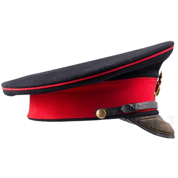 Schirmm&uuml;tze f&uuml;r Stabsoffiziere der Royal Artillery, 1. H&auml;lfte 20. Jhdt.