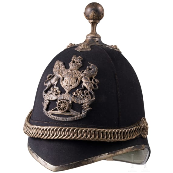 Helm f&uuml;r Offiziere der 1st Lanarkshire Artillery Volunteers, um 1900