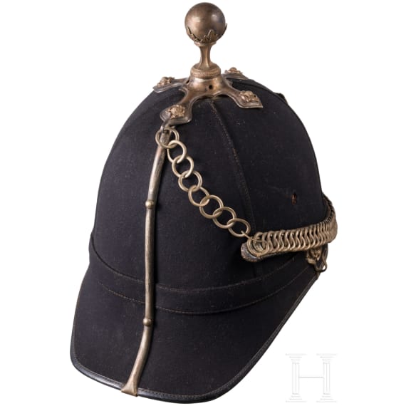 Helm f&uuml;r Offiziere der 1st Lanarkshire Artillery Volunteers, um 1900