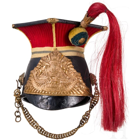 Tschapka f&uuml;r Angeh&ouml;rige der 12th (Prince of Wales's) Royal Lancers