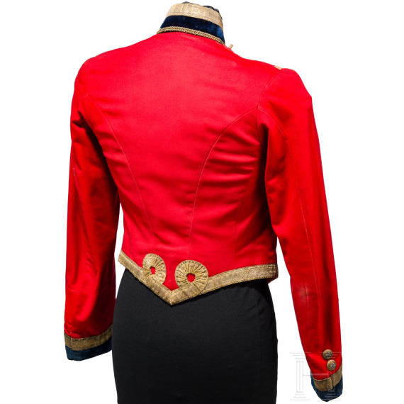Jacke zum Gesellschaftsanzug eines Offiziers der 6th (Inniskilling) Dragoons
