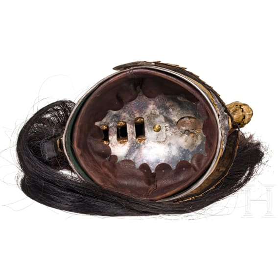Helm f&uuml;r Angeh&ouml;rige der k&ouml;niglichen Leibgarde "Reggimento Corazzieri", 1900-46