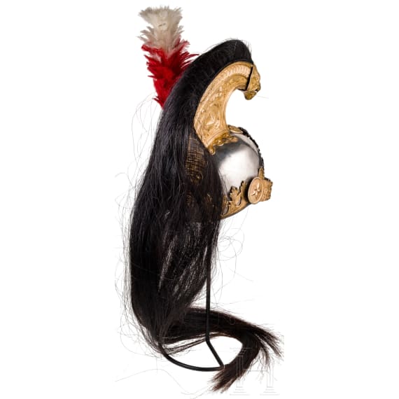 Helm f&uuml;r Angeh&ouml;rige der k&ouml;niglichen Leibgarde "Reggimento Corazzieri", 1900-46