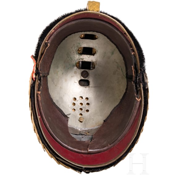 Helm M 1880 f&uuml;r hohe Offiziere der schweren Kavallerie, um 1900