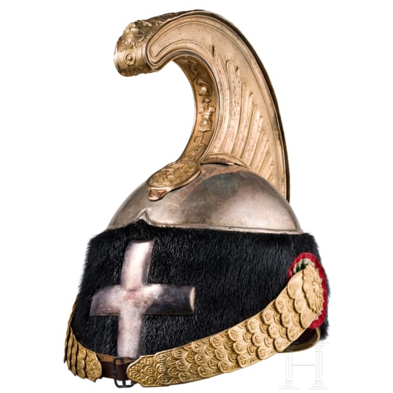 Helm M 1880 f&uuml;r Offiziere der schweren Kavallerie, 1900-46