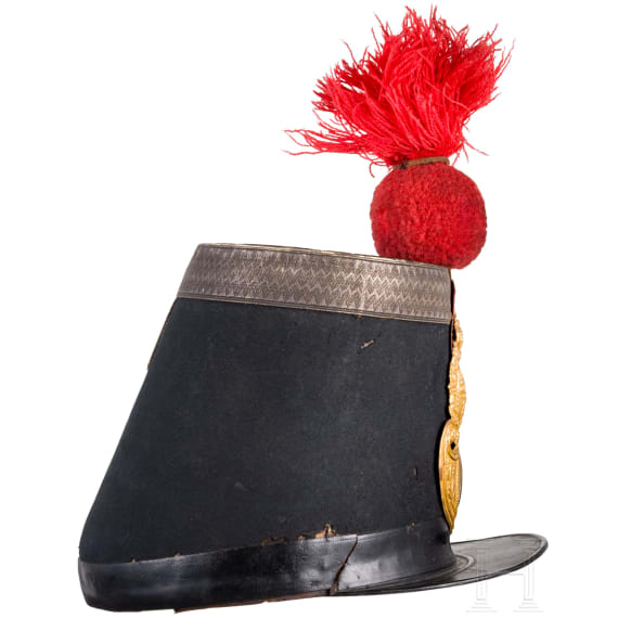 Tschako M 1848 f&uuml;r Angeh&ouml;rige des 2. Linieninfanterie-Regiments des K&ouml;nigreichs Neapel
