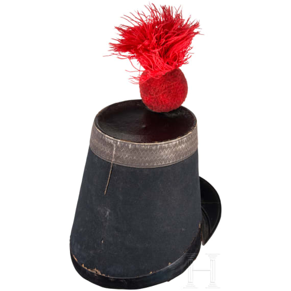 Tschako M 1848 f&uuml;r Angeh&ouml;rige des 2. Linieninfanterie-Regiments des K&ouml;nigreichs Neapel